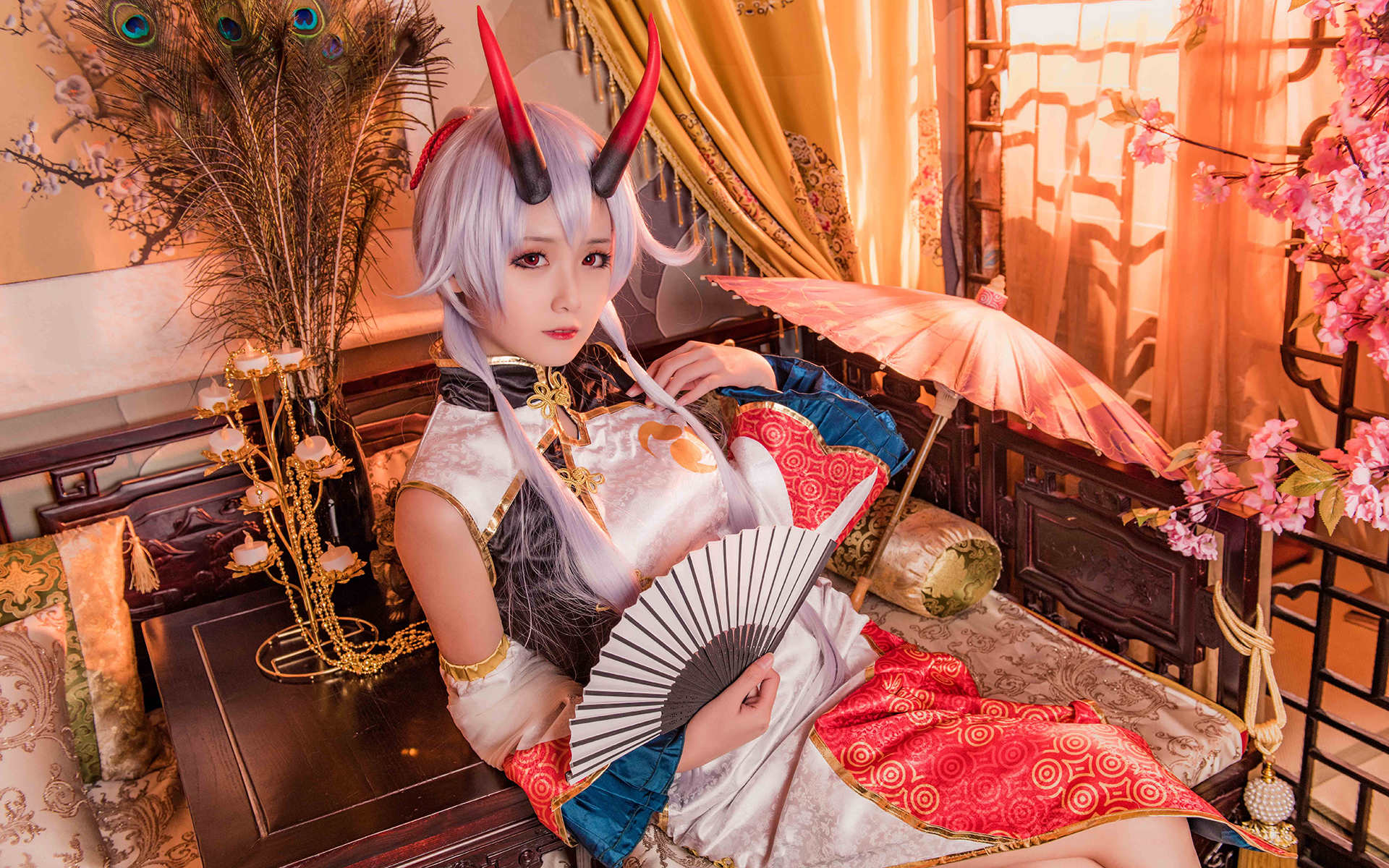 巴御前美女cosplay图片