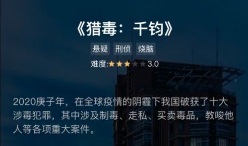 犯罪大师猎毒千钧答案 猎毒千钧案件正确答案
