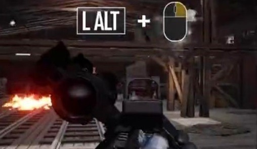 pubg怎么切换侧瞄
