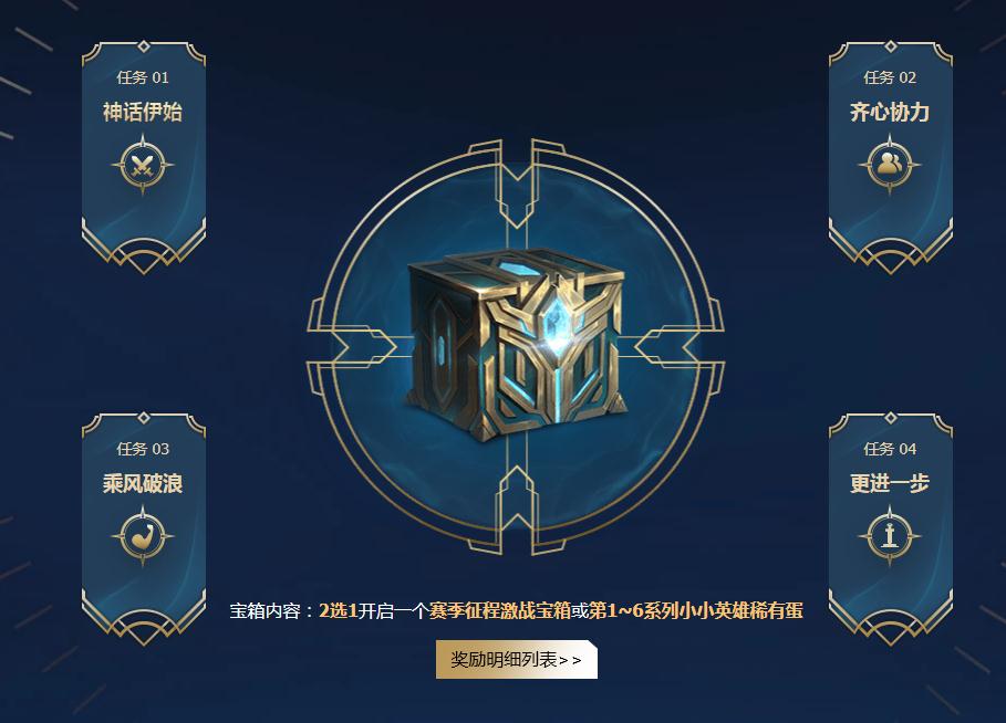 LOL赛季征程激战宝箱奖励是什么