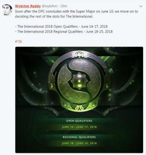 DOTA2国际邀请赛2018海选赛报名时间地址