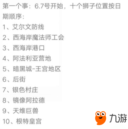 《DNF》6月11日瑞狮位置坐标分享 10周年庆典瑞狮9天位置汇总