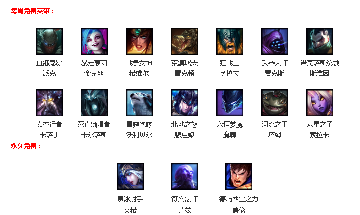《英雄联盟》6月22日周免英雄：魔腾和沃利贝尔免费