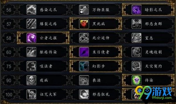魔兽世界8.0邪dk天赋怎么加点 魔兽世界8.0邪dk天赋加点攻略