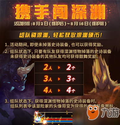 《DNF》携手闯深渊活动介绍 活动奖励内容一览