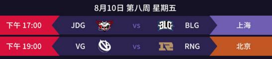 英雄联盟lpl夏季赛8月10号赛程 lol2018lpl夏季赛比赛时间