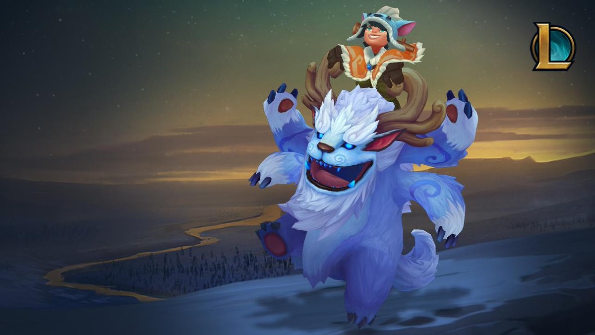 《英雄联盟》努努新造型曝光 雪人变成了可爱的胖麋鹿？