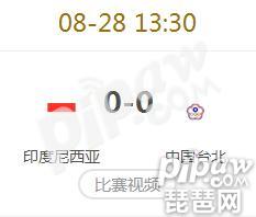 2018亚运会英雄联盟正在直播 中国台北vs印尼