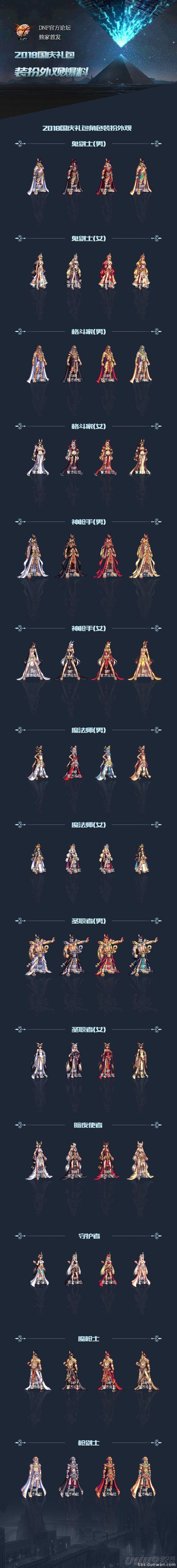 DNF国服国庆套爆料 光环逆天 价格338块