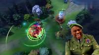 DOTA2被大屁股秀了一脸的血魔