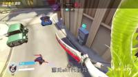 守望先锋: 渣客镇大锤大招天秀对面六人, 一波五杀! 这个大锤不持盾!
