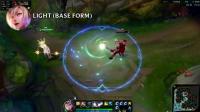英雄联盟LOL 终极皮肤 拉克丝 元素幻化使 原始元素 光 皮肤预览