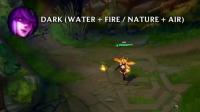英雄联盟LOL 终极皮肤 拉克丝 元素幻化使 水+火 自然+气 皮肤预览