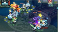 梦幻西游: 济公团队蓬莱3V5勾魂五开玩家, 灵刃宝宝刷伤害!