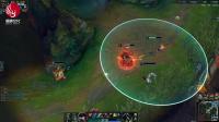 英雄联盟 无限乱斗 女警0操作站撸1V2