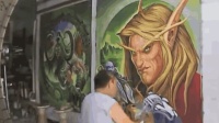 73岁大叔手绘8张魔兽世界电影海报, 带你回忆艾泽拉斯那些年!