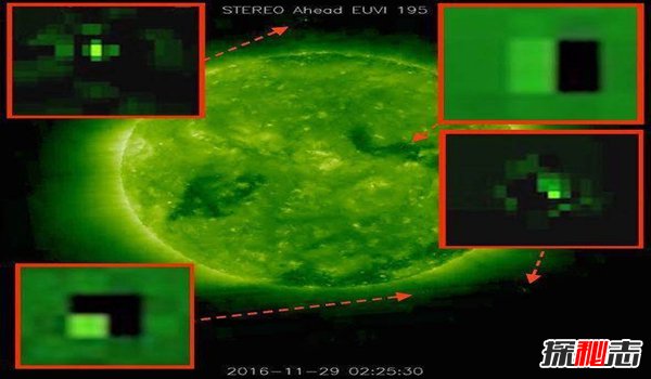 太阳是外星人制造的？地球大小的ufo在太阳上穿