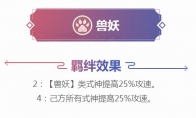 《阴阳师智走棋》兽妖羁绊效果及兽妖式神介绍