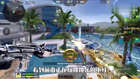 CF手游良人：原谅绿版的龙啸一出场就绿遍了全图的僵尸，太狠了！