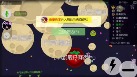 球球大作战，杀马特第一次被敌人暴打，全程发育不了