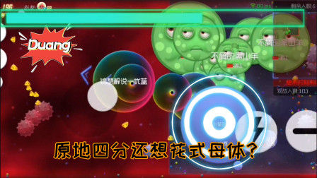 球球大作战：原地四分还想花式母体？