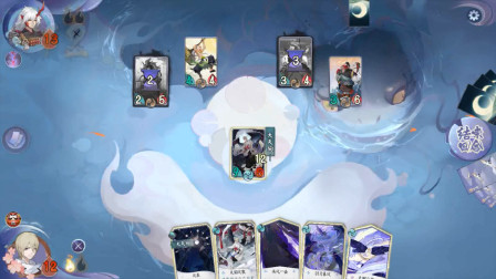 阴阳师百闻牌：大天狗单人闯关，杀对方式神养成，最终成为大BOSS