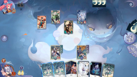 阴阳师百闻牌：白狼带莹草爹打牌，最后一步错步步错，不好打啊