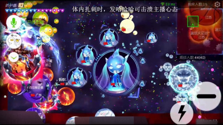 球球大作战，梵叶决赛圈遇到超帅气的炫光，不愧是充钱玩家