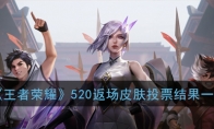 《王者荣耀》520返场皮肤投票结果一览