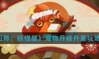 《阴阳师：妖怪屋》宠物升级升星玩法介绍