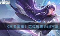 《王者荣耀》定位位置关闭方法