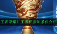 《王者荣耀》王者杯参加条件介绍