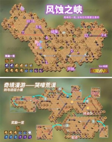 剑与远征风蚀之峡通关路线 通关奖励介绍 你了解了吗