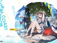 明日方舟斯卡蒂皮肤「驭浪 WR04」欣赏