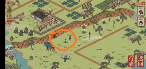江南百景图桃花村山洞位置介绍