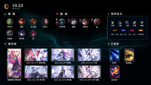 《英雄联盟》10月29日更新维护公告 KDA新皮肤上线