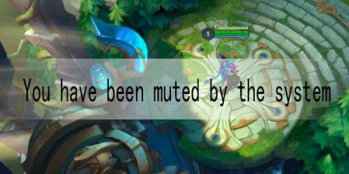 LOL英雄联盟手游You have been muted by the system解决方法