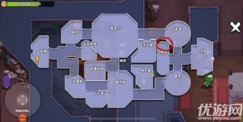 狼人之间监控室地图位置介绍