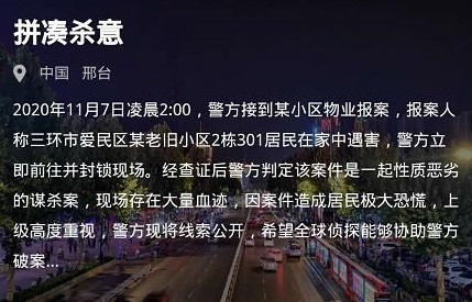 犯罪大师拼凑杀意作案过程 凶手介绍