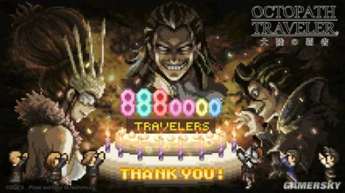 《八方旅人》手游人数破888万 入选谷歌Play年度最佳榜单