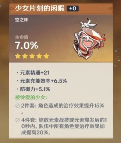 原神迪奥娜武器推荐 迪奥娜武器圣遗物搭配攻略