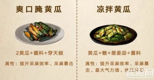 明日之后黄瓜分布位置 黄瓜食谱配方