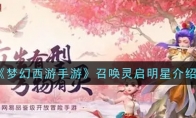 《梦幻西游手游》召唤灵启明星介绍